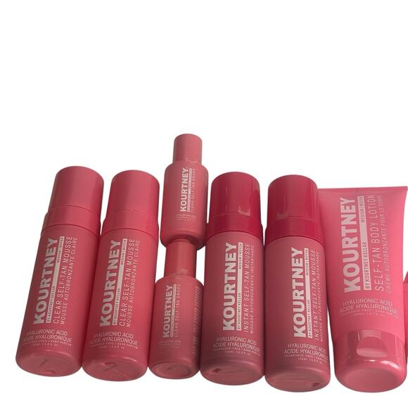 Kourtney By Kourtney Kellar Instant Self Tan Tanning Set 10 Pieces Bundle - Picture 2 of 6